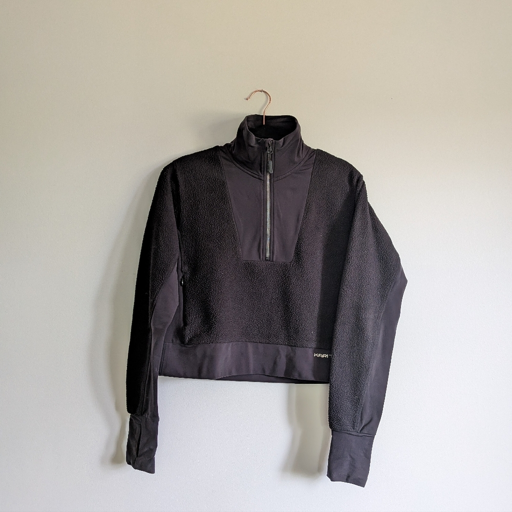 Kari Traa Cropped Quarter Zip Fleece